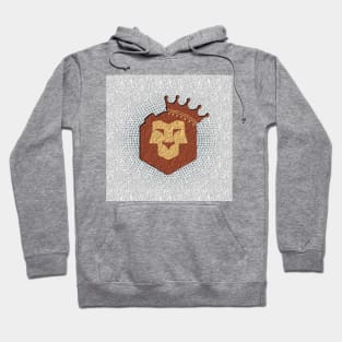 Funny lion dressed as king Hoodie